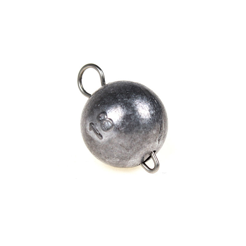 Fishing Lure Crankbait - 10 Stück Cheburashka Einsatzblei-Sinker, runde Kugelgewichte,
