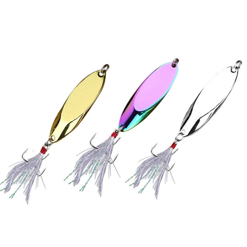 Fishing Lure Spinner - 1pc 2,5g-35g Metall Löffel Köder Sharp