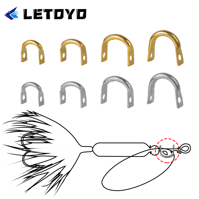 Fishing Lure Making Kit - LETOYO 100 Stück gefaltete Gabelköder in
