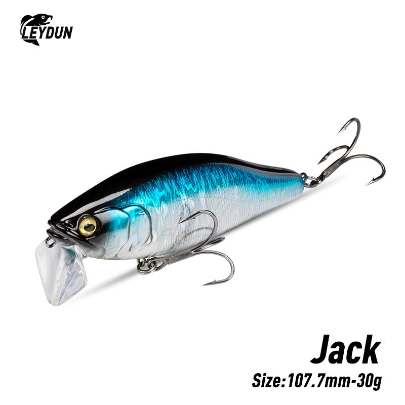Fishing Lure Topwater - I-JACK Minnow Angelköder, 107,7 mm, 30