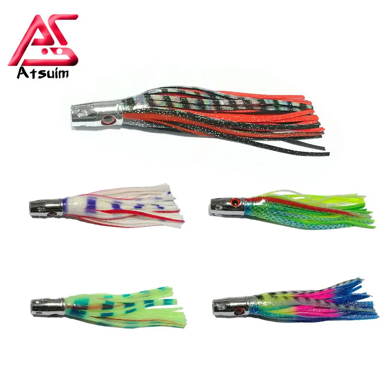Fishing Lure Buzzbait - 1 Stück 16cm 55g Kupferkopf-Oktopus-Tintenfisch-Rockköder für