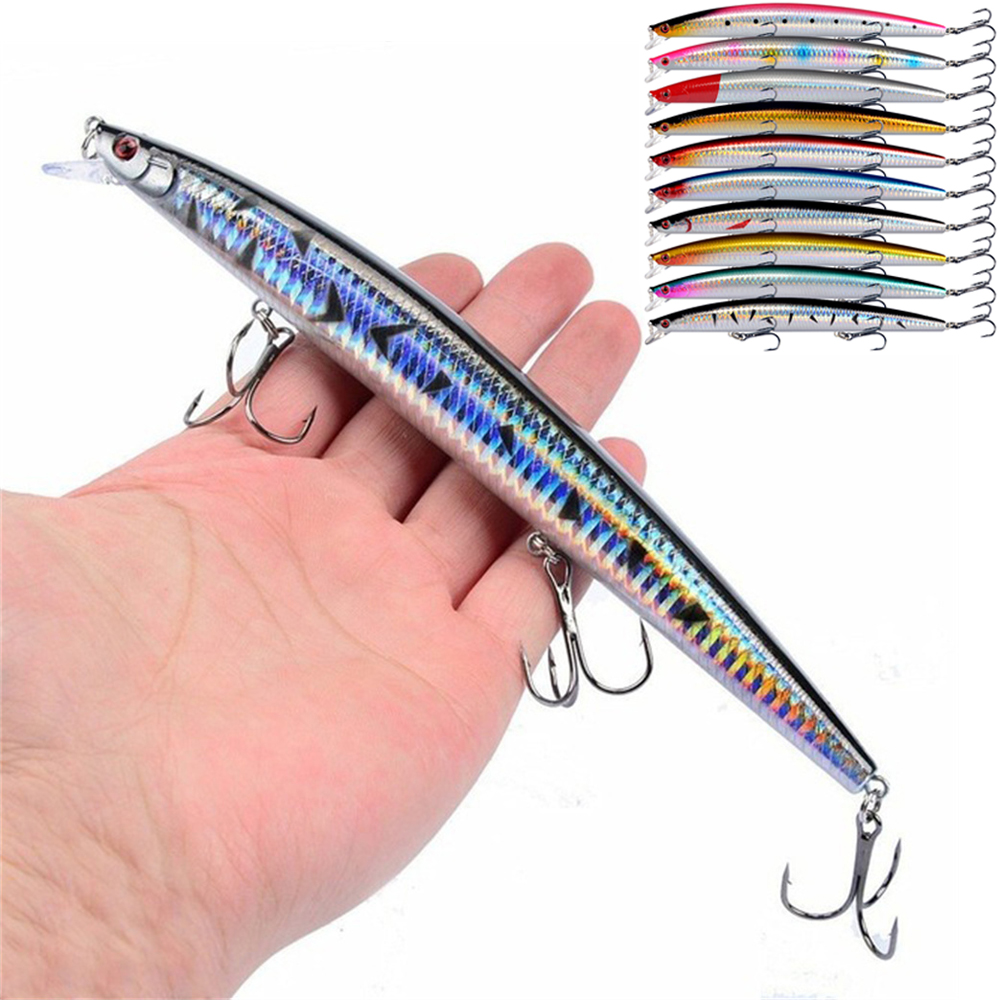 Fishing Lure Crankbait - 18cm 24g Minnow Angelköder Laser-Crankbait Harter