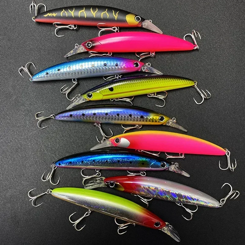 Fishing Lure Topwater - Schwimmende Minnow-Angelköder, 110 mm, 20 g,