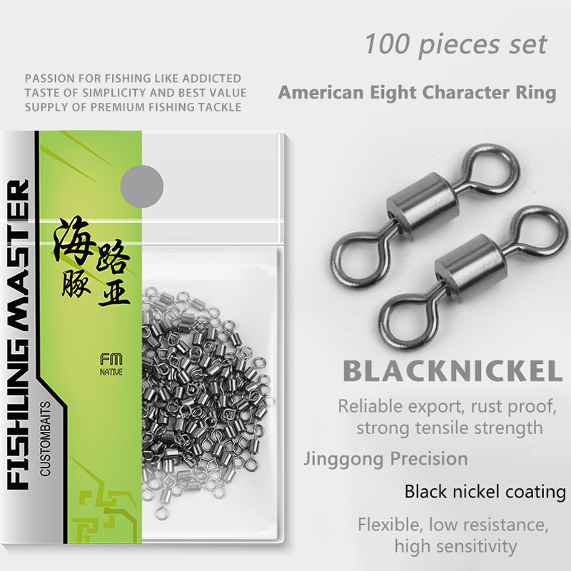 Fishing Lure Making Kit - ★ ▲ 100 Stück Angelwirbel aus