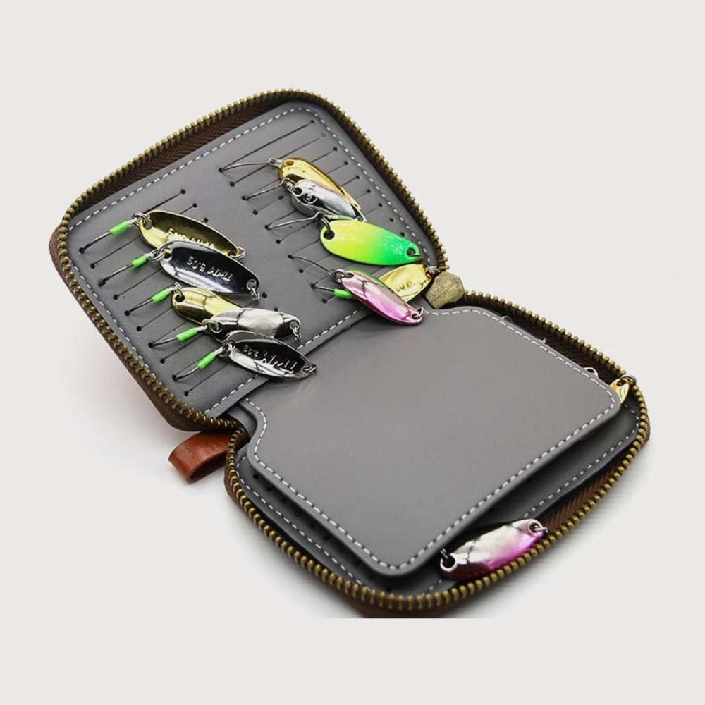 PU-Leder Köder-Aufbewahrungsta – Fishing Lure Spinner Bewertung und Preis