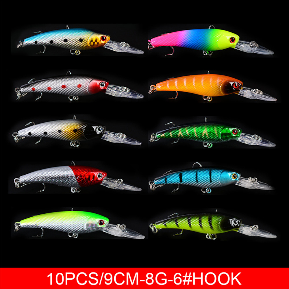 20 teile/los Minnow Angeln Loc – Fishing Lure Crankbait Bewertung und Preis