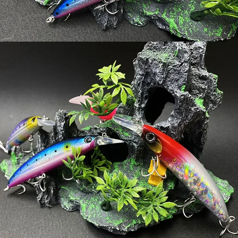 Schwimmende Minnow-Angelköder, – Fishing Lure Topwater Bewertung und Preis