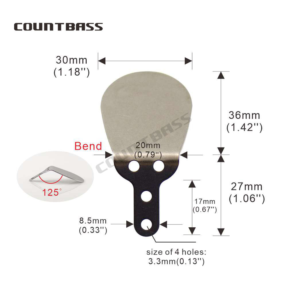 COUNTBASS 20 Stücke Edelstahl  – Fishing Lure Topwater Bewertung und Preis