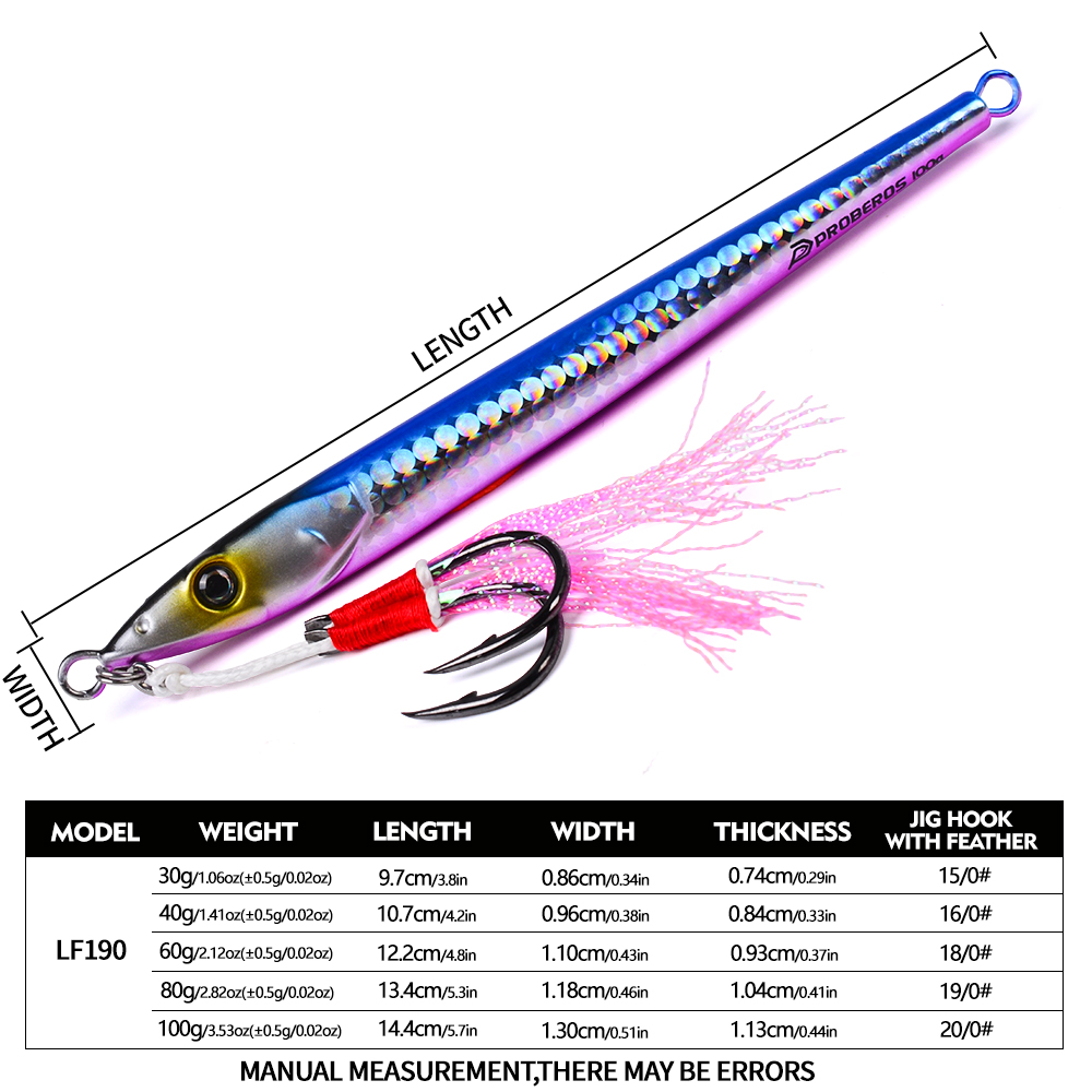 PROBEROS 30-100g Schnell sinke – Fishing Lure Buzzbait Bewertung und Preis