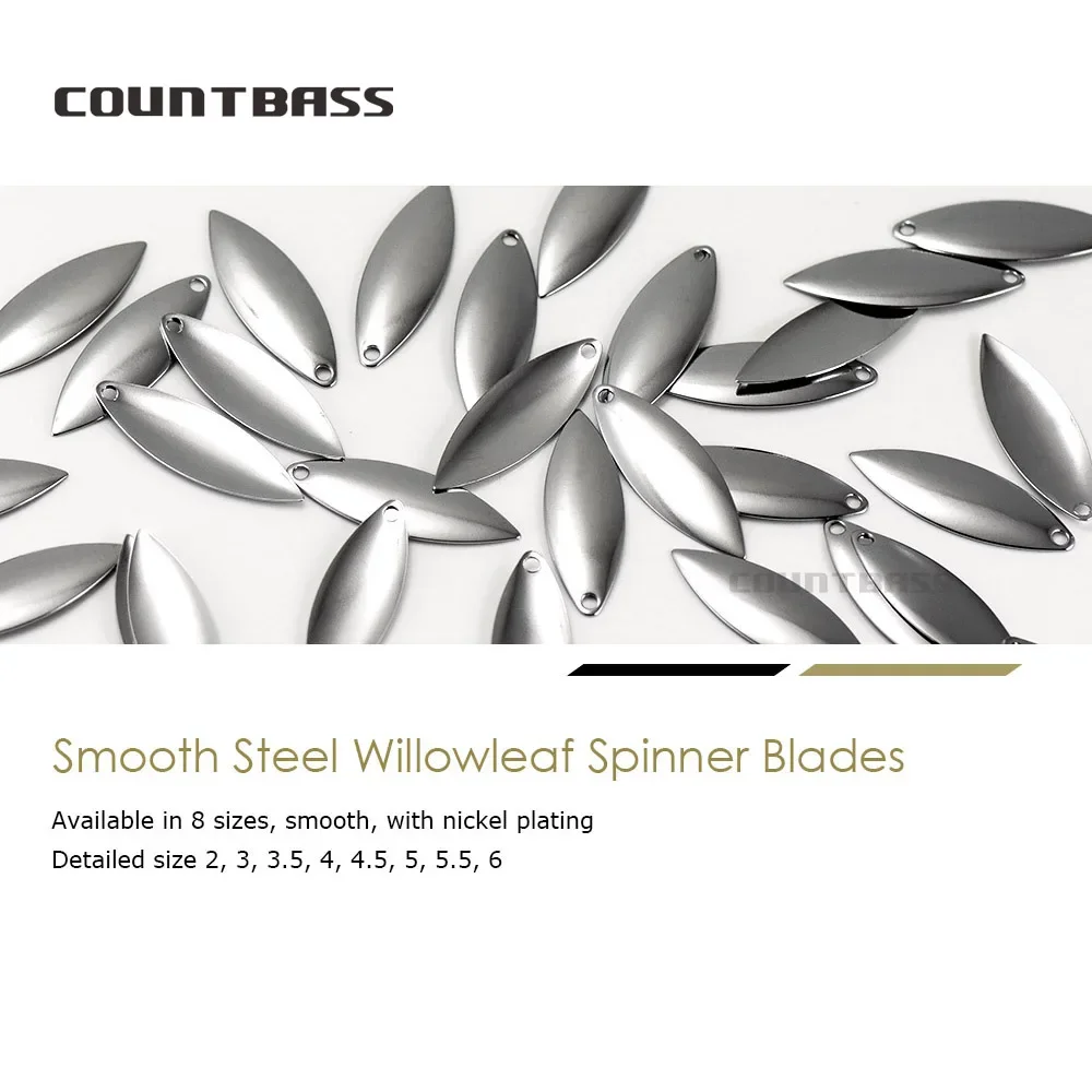 Countbass 50 Stück Größe 1–6 W – Fishing Lure Blade Bait Bewertung und Preis